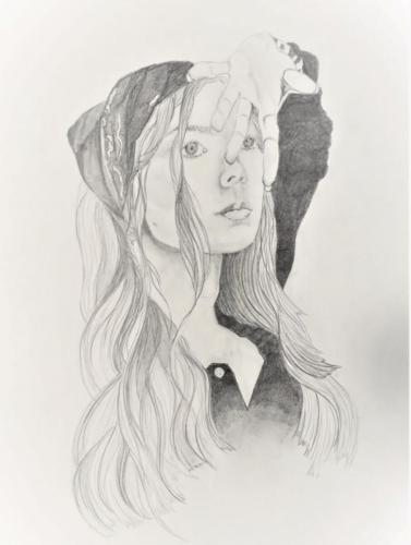 Sydney StolbomSelf-PortraitDrawing II