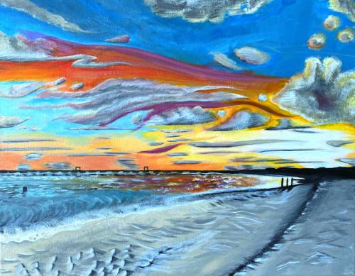 Kaitlyn Kyle McNettSunsetPainting I