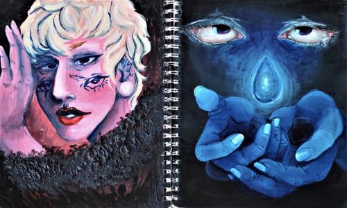 Colin NessleySketchbook CoverDrawing II