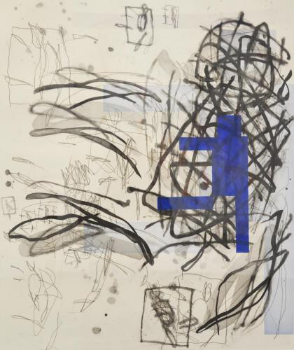 Louisa Chase (American, born Panama, 1951 - 2016)   Oedipus, 1991, etching and aquatint, ed. 32/35, 26 x 22 in.   Leepa-Rattner Museum of Art, St. Petersburg College, gift of Jim and Martha Sweeny, 2017.7 Publisher: Brooke Alexander Editions, New York  