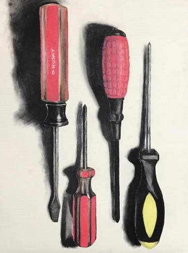 Christina SlavinskyScrewdriversDrawing I