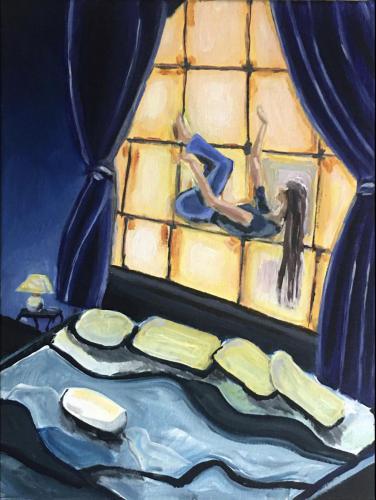 Kayley PapiaQUARENTINE FALLING 3Painting II