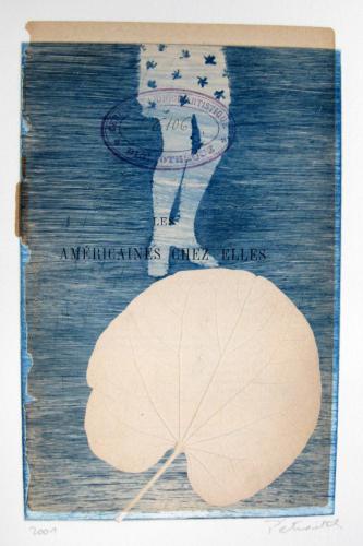 Francoise Petrovitch (French, b.1964) Les Americaines Chez Elles, 2000. Mono print, 15 x 11in. Leepa-Rattner Museum of Art, St. Petersburg College, gift of Caroline Adams Byrd-Denjoy. 2011.25