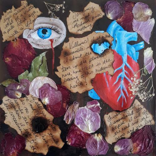 Phoebe StarkMadmen Know Nothing (10” x 10”)Painting I