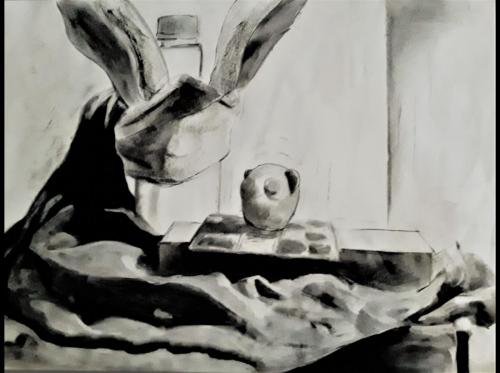 Kayla VincentBunny BottleDrawing I