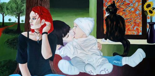 Phoebe StarkThese Forgotten Memories (24” x 48”)Painting I