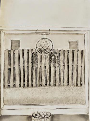 Danielle GreifLooking Through a WindowDrawing I