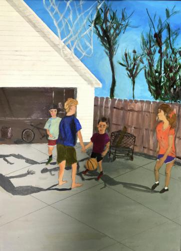 Jennifer KehoeYard BasketballPainting I