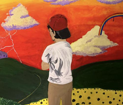 Bryan Gomez-VasquezLove Yourz24x24Painting I 