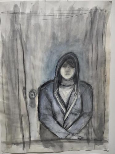 Jasmine GalboBoy In BlueDrawing II