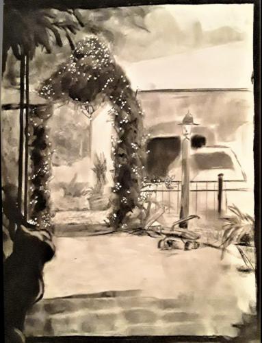 Kayla VincentOut The Glass DoorDrawing I