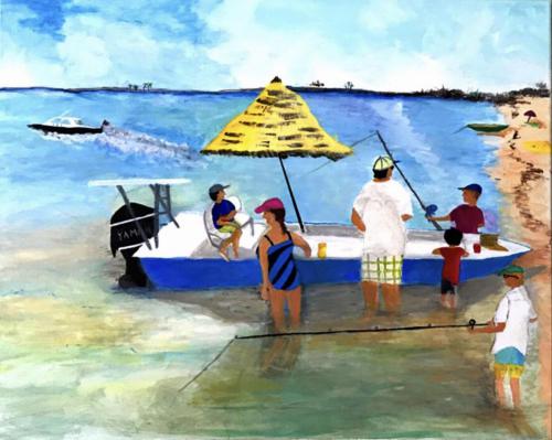 Jennifer KehoeA Day At The BeachPainting I