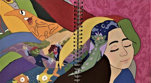 Morgan GreenbergSketchbook - Through the Hair of the ArtistDrawing I