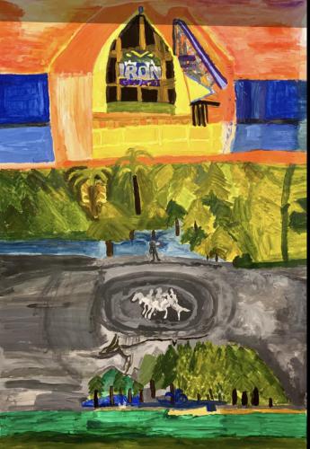 Michael JuneDreams on the HorizonPainting II