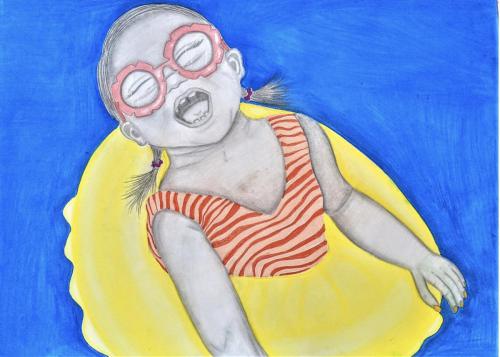 Cheyenne WilliamsonKid In PoolDrawing II