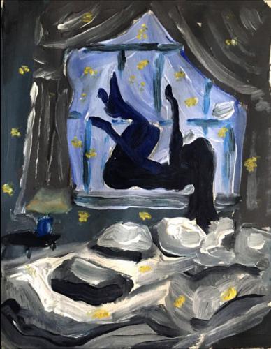 Kayley PapiaQUARENTINE FALLING 2Painting II