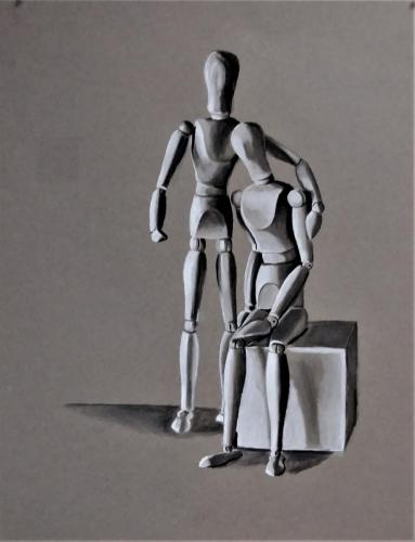 Drawing 2- Alessandra Braghi-Manikins