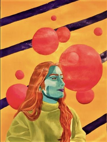 Julia MelendezSelf-PortraitDrawing I