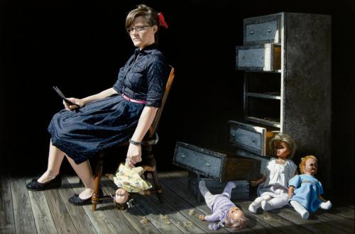 Kevin Grass"Homecoming", 2014Acrylic on panel36 x 24in. 